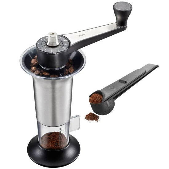 Bestpreis 🔥 GEFU Set: Kaffeemühle LORENZO Und Kaffeemaß MORENO, Verstellbar 😉