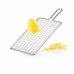 Brandneu 🎁 GEFU 501-10 Drahtkartoffelreibe RUSTICA, Silber 😀