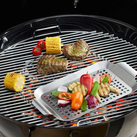Bestes Angebot 😀 GEFU BBQ Grillschale Flach Edelstahl Pfannengerichte Vom Grill Klein ⭐ – Bild 3