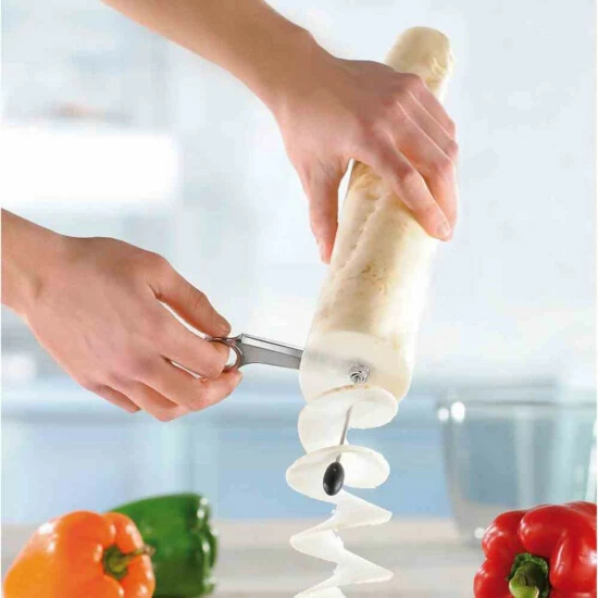 Großhandel 👍 GEFU 123-80 Rettichschneider RETTIMO, Silber/schwarz 😉 – Bild 3