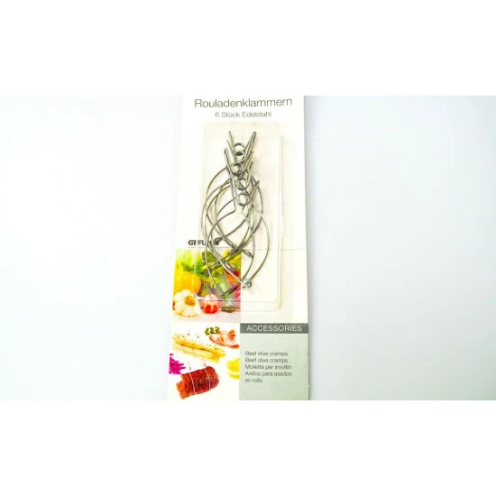 Schlussverkauf 👏 GEFU Rouladenklammern VOLTE, 6 Stück 🎁 – Bild 5