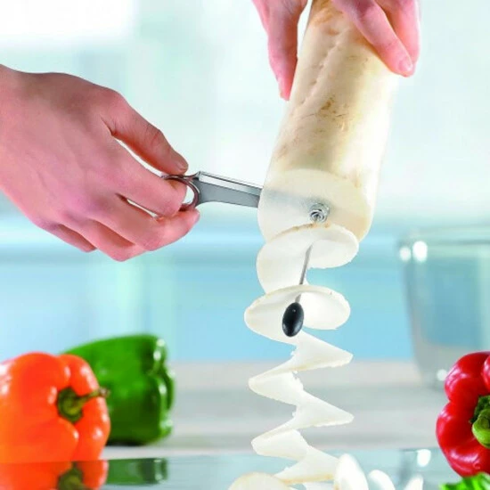 Großhandel 👍 GEFU 123-80 Rettichschneider RETTIMO, Silber/schwarz 😉 – Bild 8