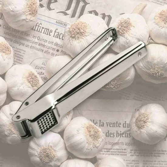 Billig 🥰 GEFU 134-00 Knoblauchpresse AGILO, Silber (1 Stück) ⭐ – Bild 3