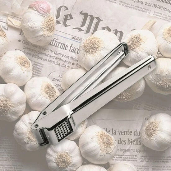 Billig 🥰 GEFU 134-00 Knoblauchpresse AGILO, Silber (1 Stück) ⭐ – Bild 5