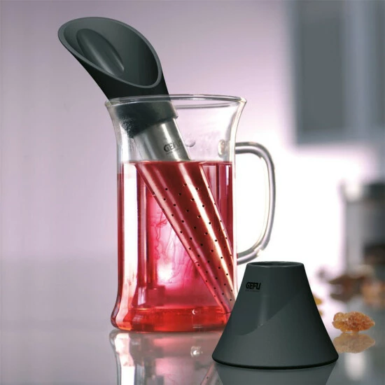 Besorgen ❤️ Gefu Tee-Stick Tealeaf, Teesieb, Teefilter, Edelstahl / Kunststoff, Spülmaschinengeeignet, 12870 💯 – Bild 4