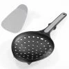 Aktion 🎁 GEFU 109-15 Spätzlelöffel Mit Schaber, Schwarz ✨