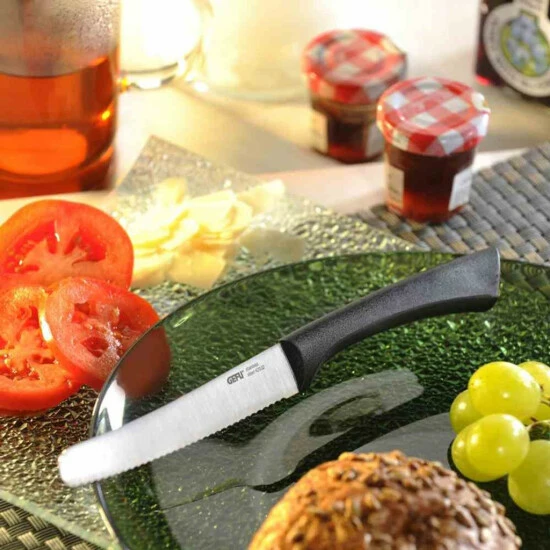 Beste Bewertungen von 🔥 GEFU 138-20 Allzweckmesser 11cm Mit Wellenschliff, Schwarz/silber 🔥 – Bild 4