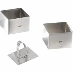 Bestes Angebot 👍 Gefu Speisenformer Eckig 3tlg Edelstahl Dessertringe Speisenring Ausstechform 🧨