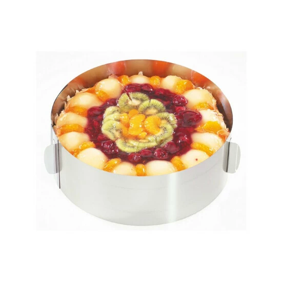 Bestes Angebot 😀 GEFU 143-08 Tortenring TONDO 8,5cm, Silber ✔️ – Bild 5