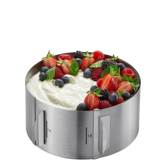 Bestes Angebot 😀 GEFU 143-08 Tortenring TONDO 8,5cm, Silber ✔️ – Bild 10