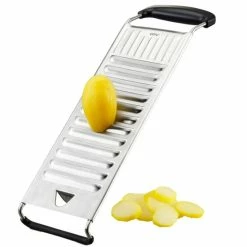 Auslauf ⭐ GEFU 504-50 Kartoffelhobel PATO, Silber/schwarz ⭐