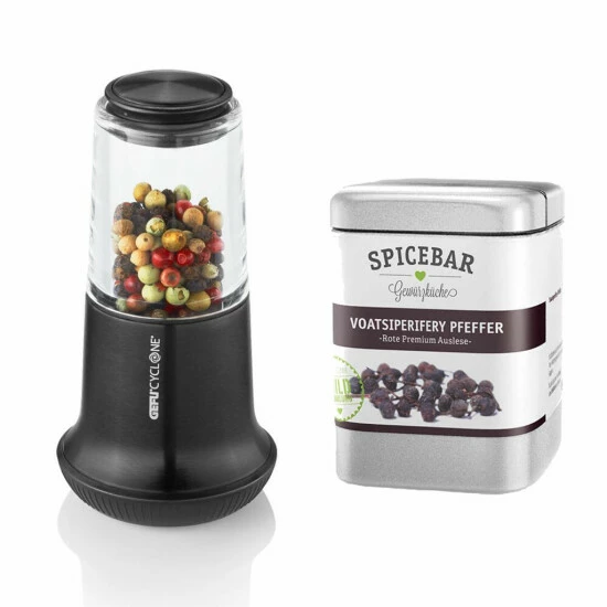 Top 10 🔔 Gefu Salz-/Pfeffermühle X-Plosion S Schwarz Set Mit Spicebar Voatsiperiferypfeffer 80 G ⭐