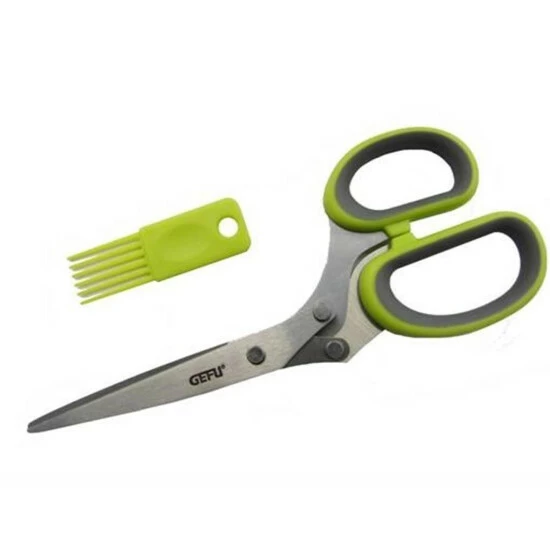 Brandneu ⌛ Gefu Kräuterschere Grün 😉