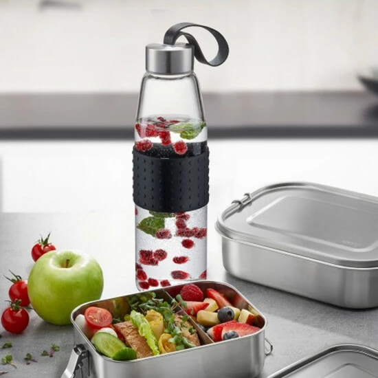 Bestpreis 🔥 GEFU Glastrinkflasche Olimpio 500ml, Klar 🌟 – Bild 3