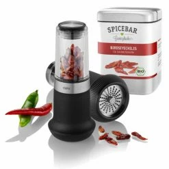 Beste Bewertungen von ✨ Gefu Chilischneider X-Plosion Set Silbern Mit Spicebar Birdseyechilis 30 G 👏