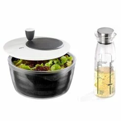 Am billigsten 😉 Gefu 28170 Salatschleuder Rotare Set Inkl. 👗 Dressingshaker Spar-Set 🔥