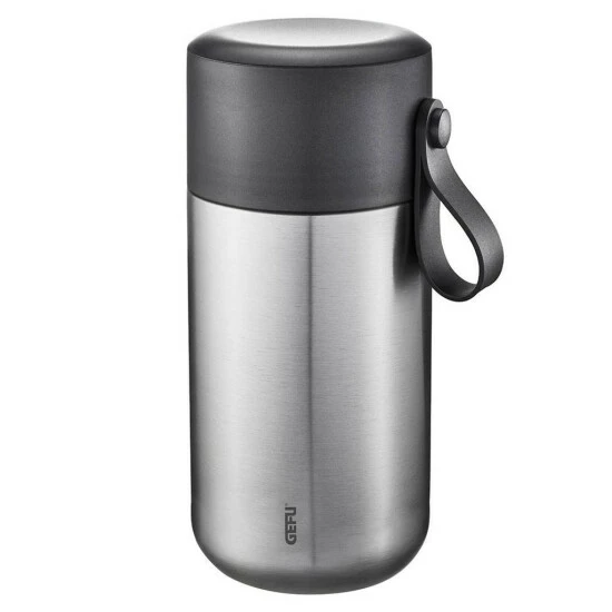 Neu 😉 GEFU Speisegefäß/Thermo Lunchpot Careo 600ml, Silber/schwarz ⌛