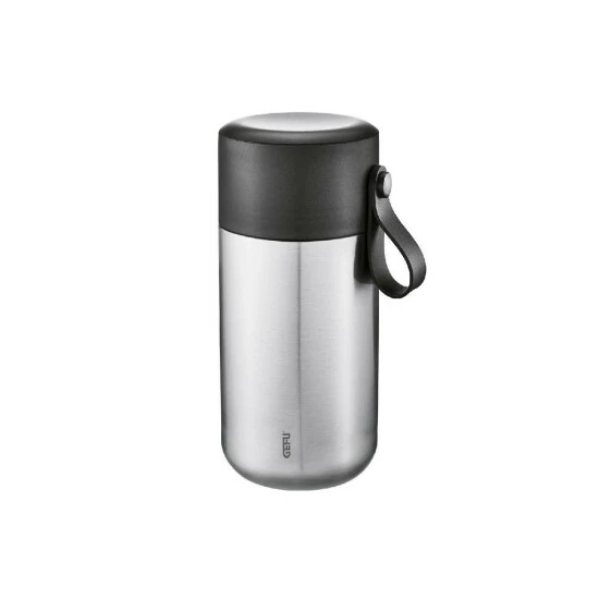 Neu 😉 GEFU Speisegefäß/Thermo Lunchpot Careo 600ml, Silber/schwarz ⌛ – Bild 6