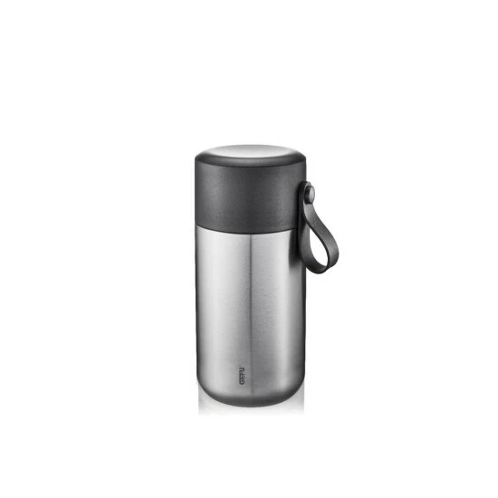 Neu 😉 GEFU Speisegefäß/Thermo Lunchpot Careo 600ml, Silber/schwarz ⌛ – Bild 8