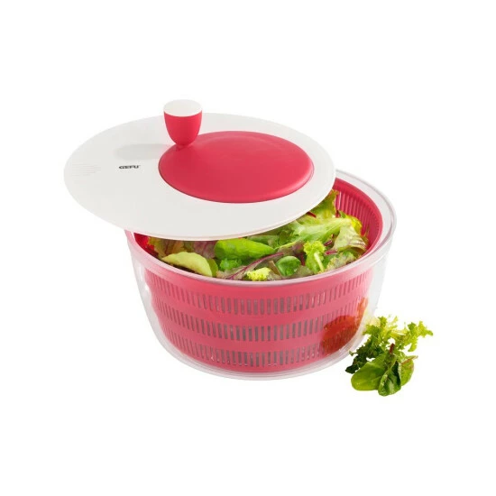 Rabatt ⌛ Gefu 89456 Salatschleuder Rotare Rot 💯 – Bild 2