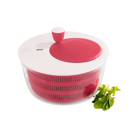 Rabatt ⌛ Gefu 89456 Salatschleuder Rotare Rot 💯 – Bild 4