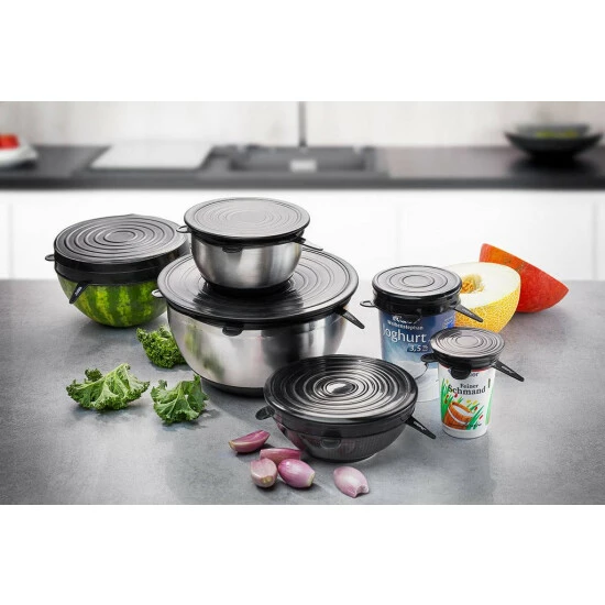 Bestpreis 👏 Gefu Silikondeckel FLEXIFRESH, 6er-Set ✨ – Bild 3