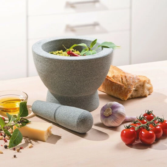 Coupon ⌛ GEFU 353-20 Mörser CRUNCHY Granit 17cm, Mit Stößel, Granit 🤩 – Bild 10