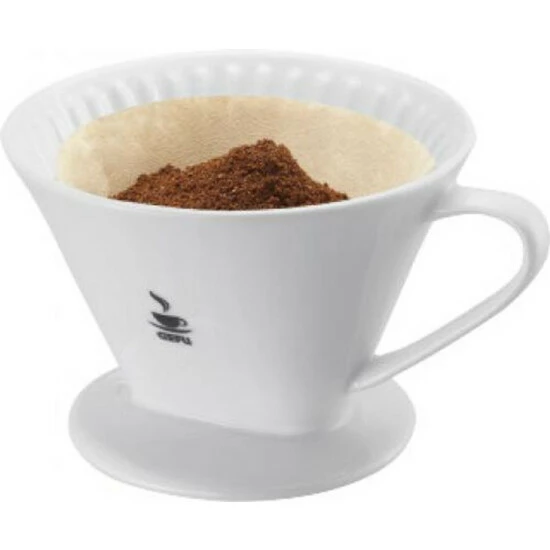 Angebote ⭐ GEFU 160-25 Kaffee-Filter SANDRO 101 Porzellan, Weiß 🛒 – Bild 8