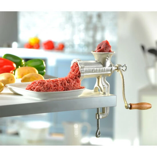 Beste Bewertungen von ✔️ Gefu Fleischwolf Gr. 7/8 + Spritzgebäckvorsatz Edelstahl Spritzgebäck 🎉 – Bild 3