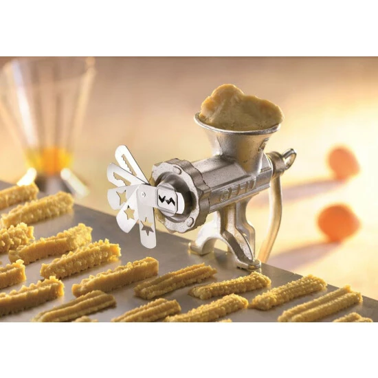 Beste Bewertungen von ✔️ Gefu Fleischwolf Gr. 7/8 + Spritzgebäckvorsatz Edelstahl Spritzgebäck 🎉 – Bild 6