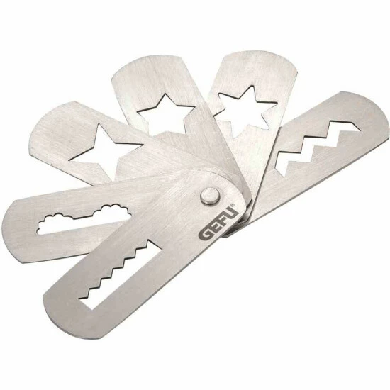Blitzangebot 🔔 GEFU 142-30 Spritzgebäckvorsatz Größe 7/8, Silber 🎉