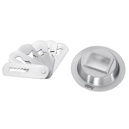 Blitzangebot 🔔 GEFU 142-30 Spritzgebäckvorsatz Größe 7/8, Silber 🎉 – Bild 5