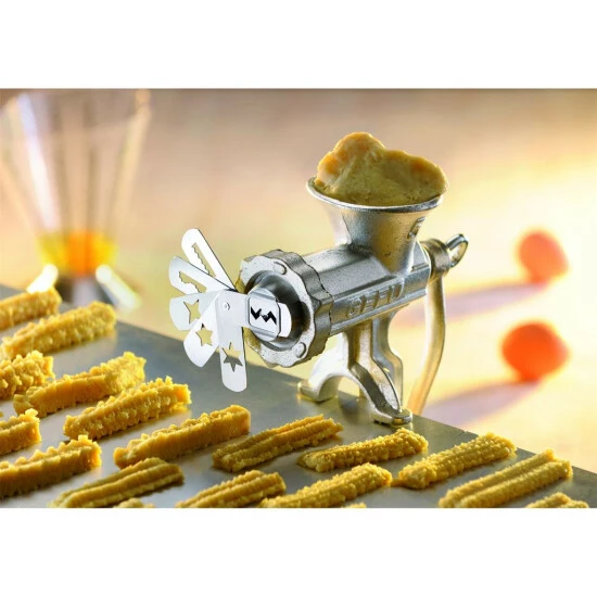 Blitzangebot 🔔 GEFU 142-30 Spritzgebäckvorsatz Größe 7/8, Silber 🎉 – Bild 6