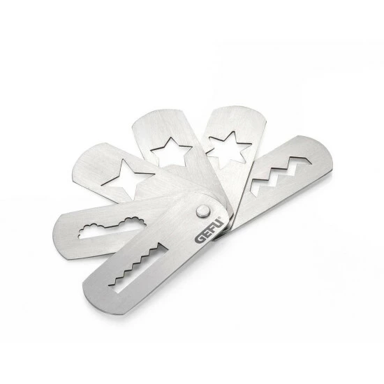 Blitzangebot 🔔 GEFU 142-30 Spritzgebäckvorsatz Größe 7/8, Silber 🎉 – Bild 7