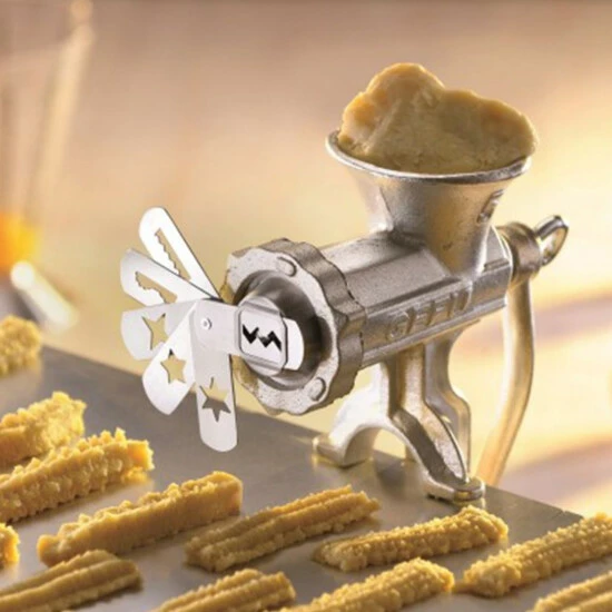 Blitzangebot 🔔 GEFU 142-30 Spritzgebäckvorsatz Größe 7/8, Silber 🎉 – Bild 8