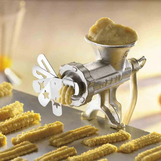 Blitzangebot 🔔 GEFU 142-30 Spritzgebäckvorsatz Größe 7/8, Silber 🎉 – Bild 10