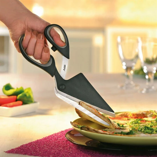 Rabatt 🛒 GEFU 126-41 Pizzaschere PEZZO, Schwarz/silber 🎉 – Bild 13