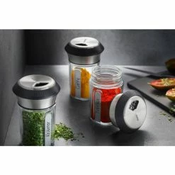 Besorgen 🎉 GEFU Gewürz- Und Kräuterstreuer X-PLOSION, Kleiner Streuer Aus Glas, Leer, Gewürz Aufbewahrung, Rund 💯