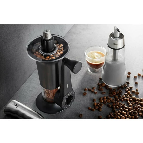 Angebote 🛒 Gefu Kaffeemühle Manuell LORENZO, Schwarz ⌛ – Bild 4