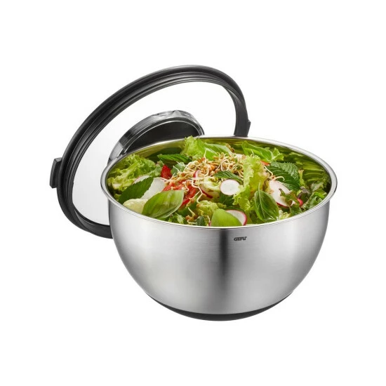 Blitzangebot 🔔 GEFU Schüssel-Set Mit Spritzschutzdeckel MUOVO, 2 Stück 🔥 – Bild 3