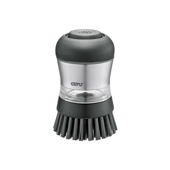 Aktion ⭐ GEFU Spülbürste Mit Spülmittelspender Swift Edelstahl/Kunststoff 50ml Ø6cm H9,9cm 😉 – Bild 6